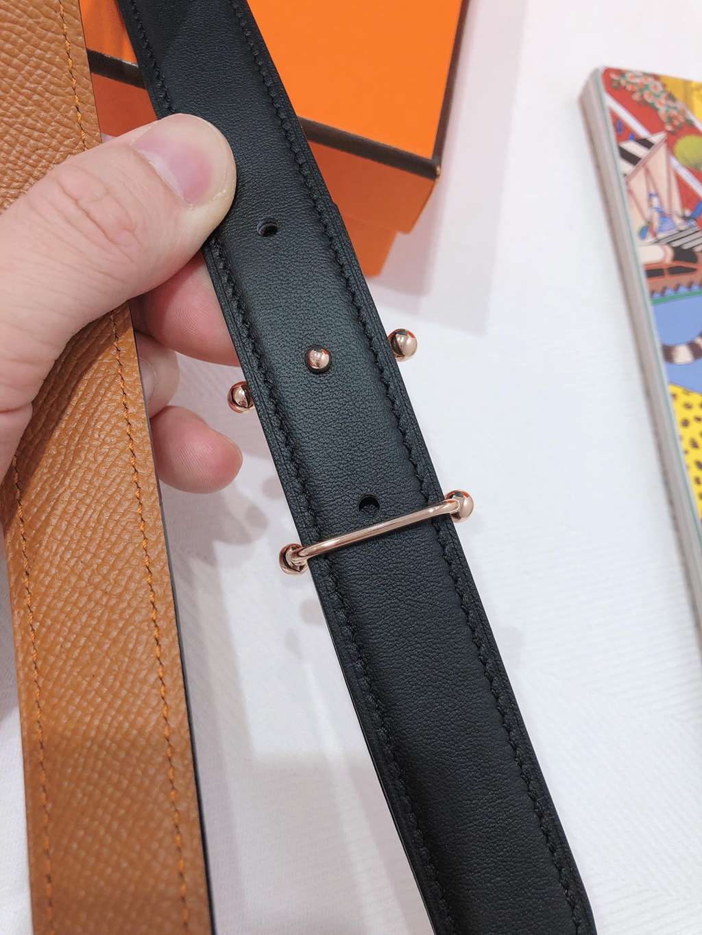 H**mes belts 24mm